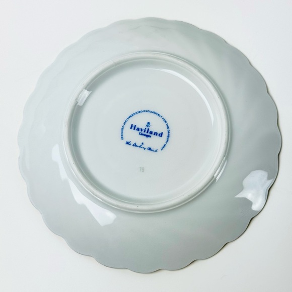 VTG HAVILAND LIMOGES 24k Gold Hand-painted Floral Ruffle Porcelain Demitasse - Picture 7 of 8